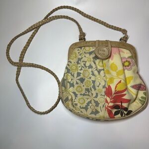 Fossil Floral Patchwork Crossbody Bag